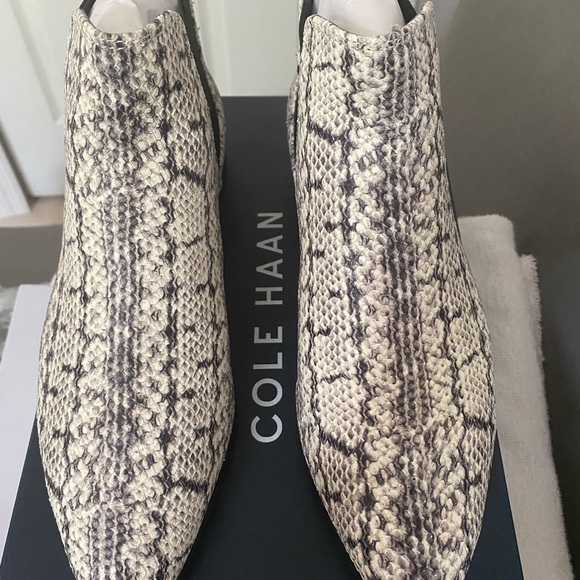 Cole Haan Hara Bootie Python Leather - Picture 4 of 6